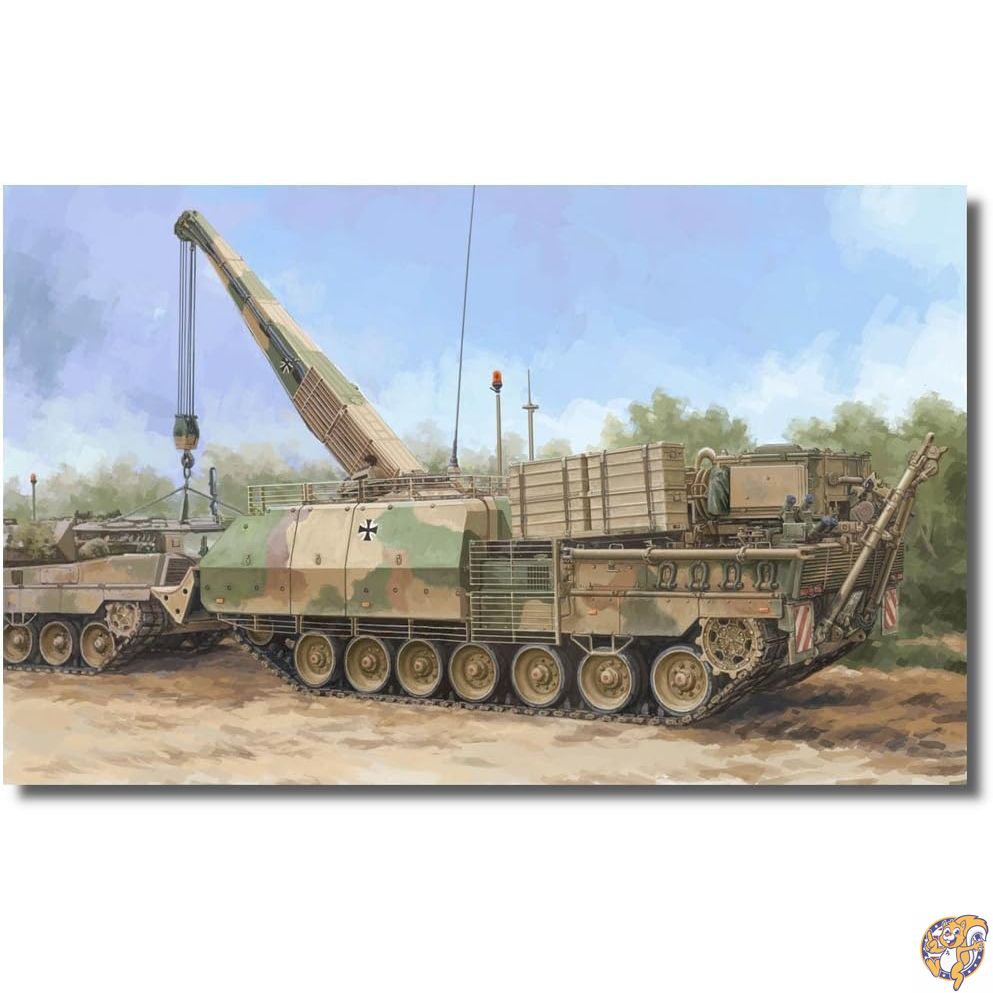【クーポン配信中】ホビーボス 1/35 ファイティングヴィークルシリーズ ドイツ陸軍 BPz3A1 バッファロー 装甲回収車 プラモデル 84566