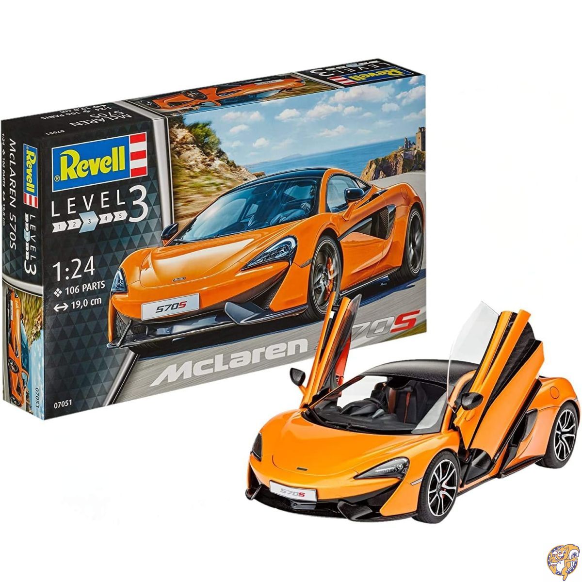 【クーポン配信中】ドイツレベル(Revell) 1/24 マクラーレン 570S プラモデル 07051