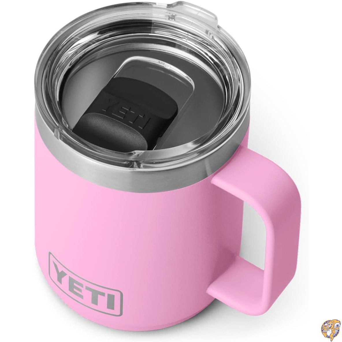 【クーポン配信中】YETI Rambler 10 oz Stackable Mug, Vacuum Insulated, Stainless Steel with MagSlider Lid, Power Pink