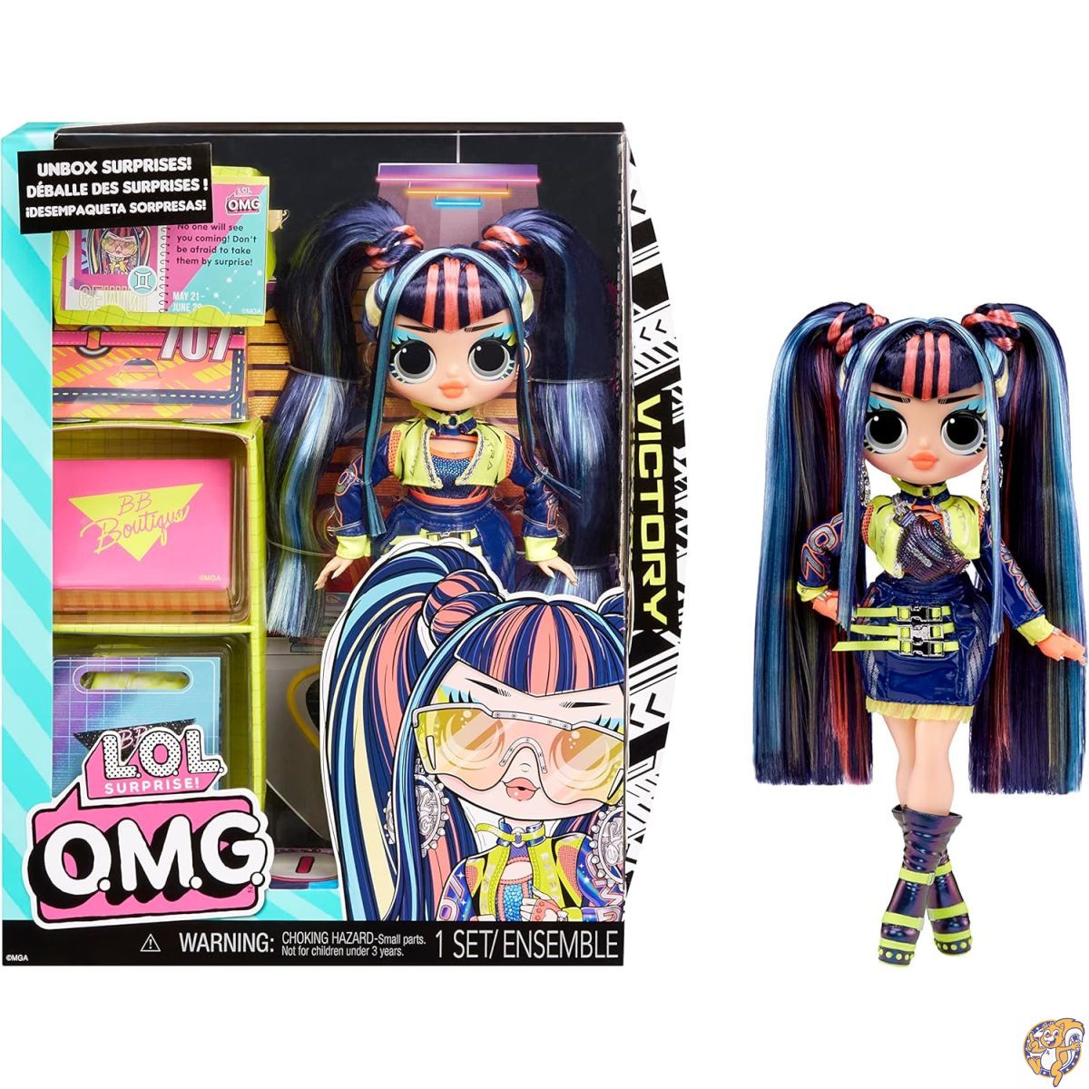 L.O.L. Surprise O.M.G. Muñeca de moda - VICTORY Incluye muñeca, múltiples sorpresas y fabulosos accesorios Ideal para niños niñas a partir 4 años