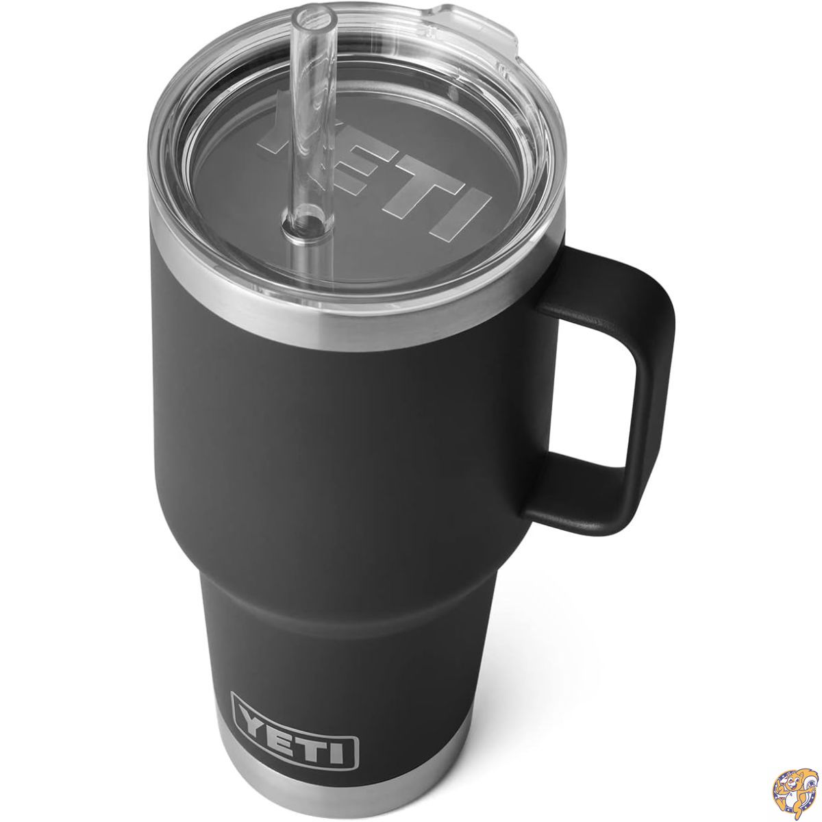 【20日最大4000円クーポン】YETI Rambler 35 oz Straw Mug, Vacuum Insulated, Stainless Steel, Black｜パームスアメリカ 16,786円