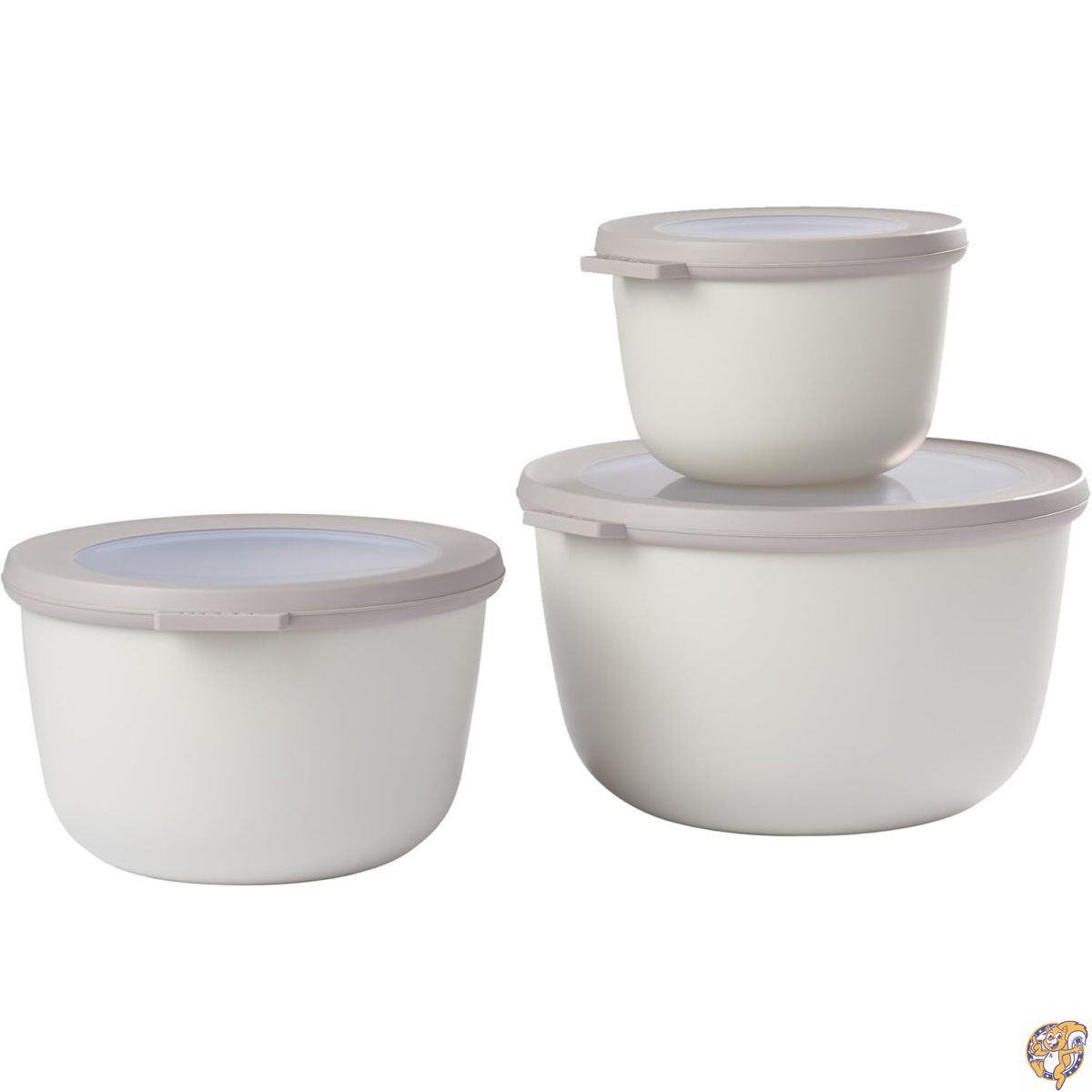 Rosti Mepal 保存容器 CIRQULA (サーキュラ) High ノルディックホワイト 3個セット 5703062NW