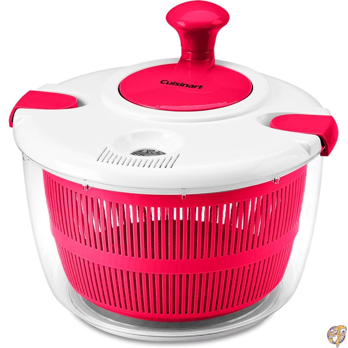 【25日最大4000円クーポン】Cuisinart CTG-00-SASR サラダスピナー 5クォート ホワイト/レッド｜パームスアメリカ