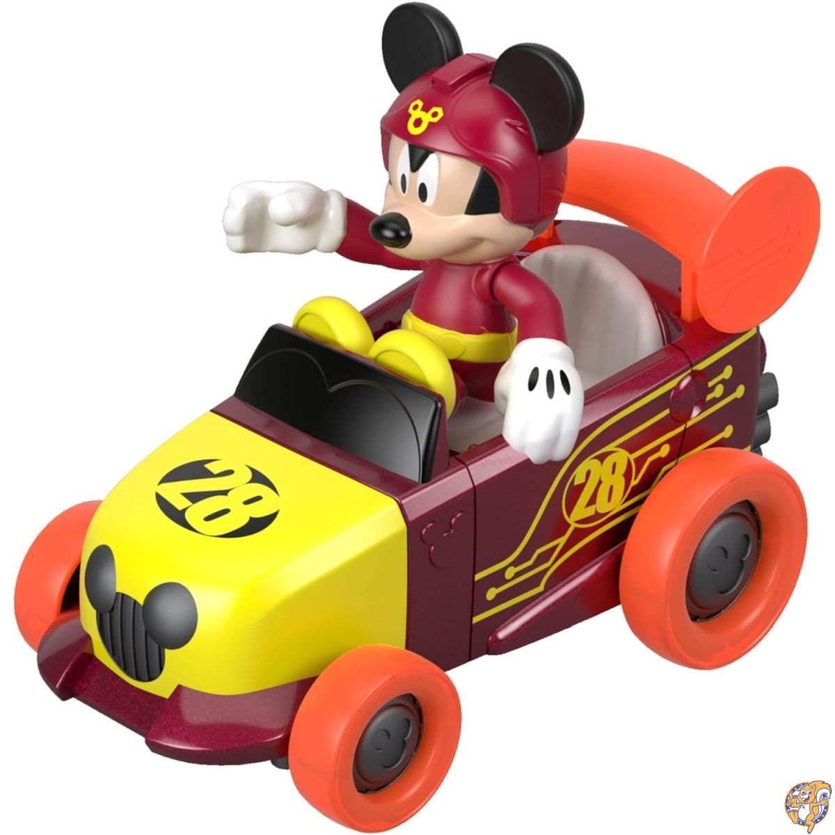 【クーポン配信中】フィッシャープライス ディズニー ミッキー&ロードスターレーサーズ 2イン1 スーパーチャージドミッキー|パームスアメリカ