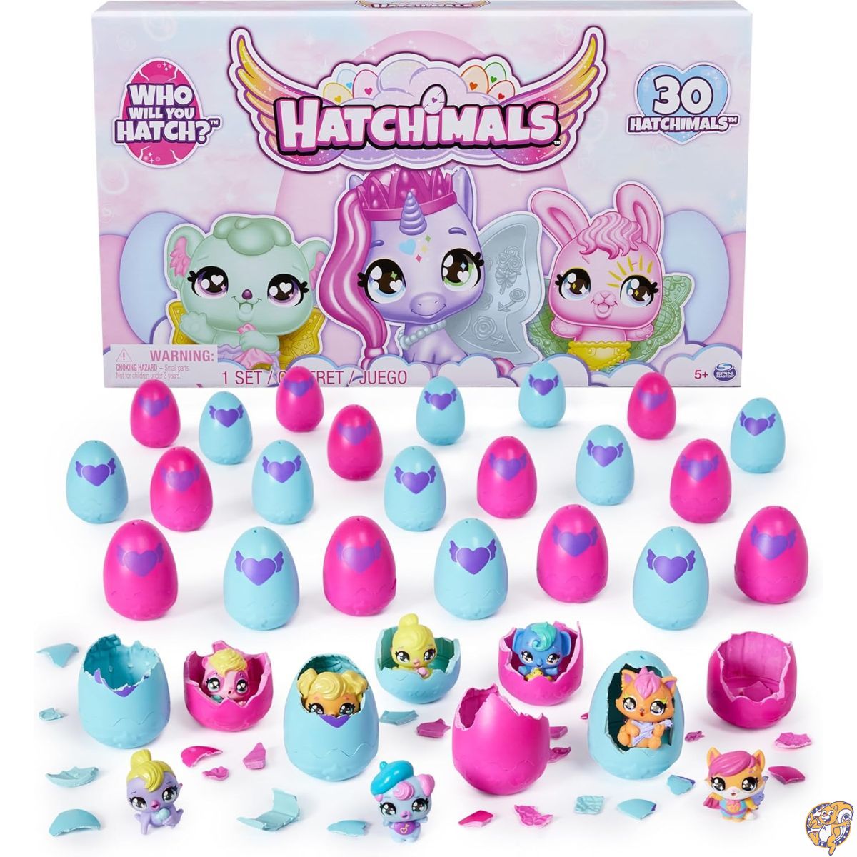 【クーポン配信中】Hatchimals CollEGGtibles 30個 エッグミステリー バリューパック - 限定カートン ミニフィギュア 究極のクラッキングセット: 靴下詰め物 パーティーの記念品 イースター ()|パームスアメリカ