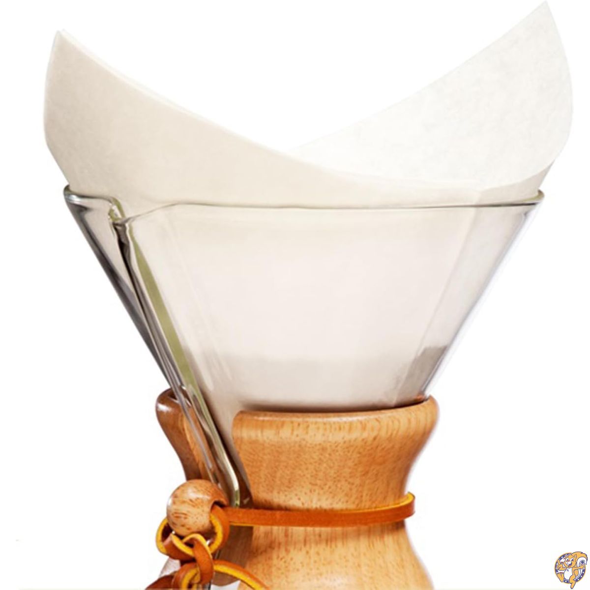【クーポン配信中】Chemex Bonded Oxygen Cleansed Pre-folded Square Coffee Filters, Set of 200 by