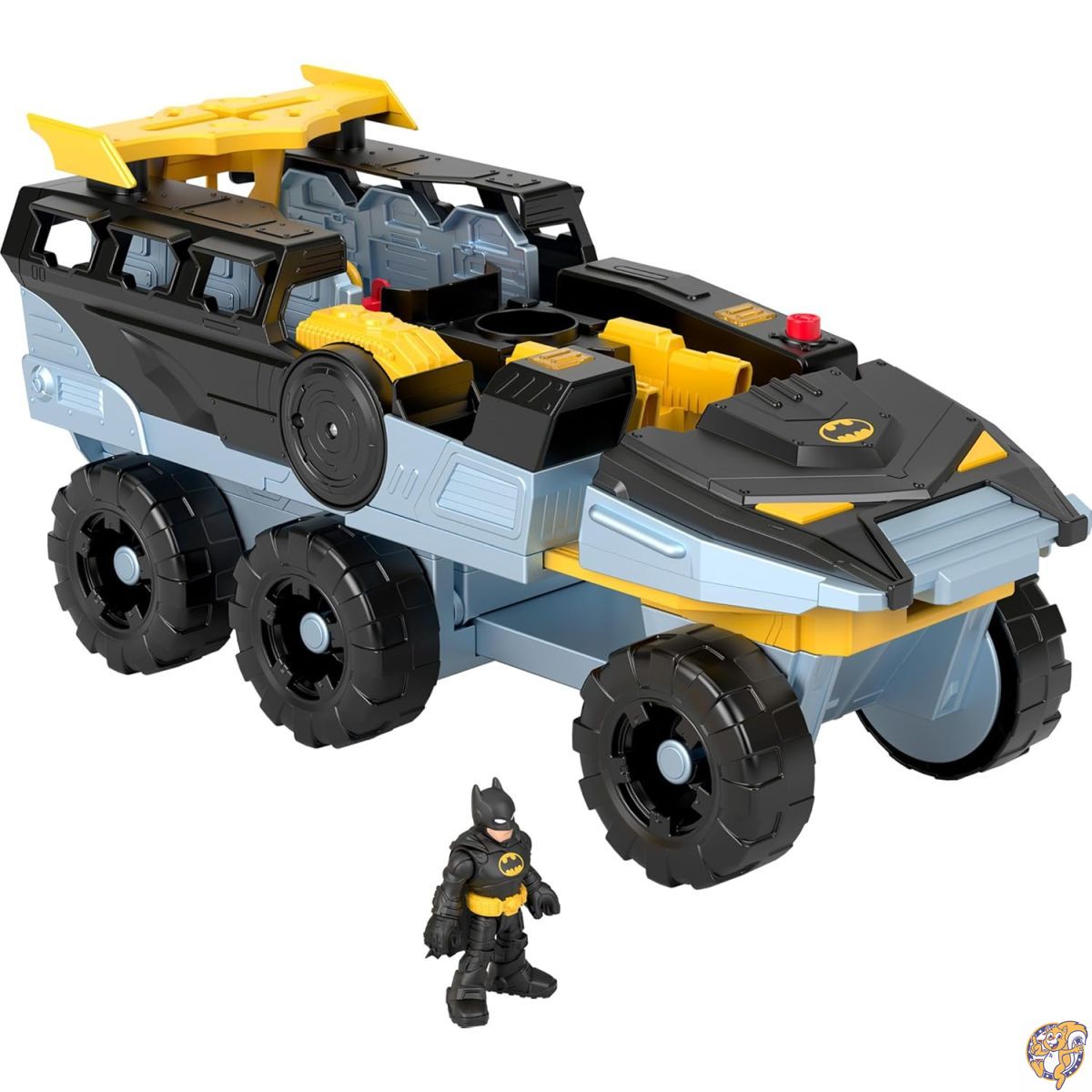 【クーポン配信中】Fisher-Price Imaginext DC スーパーフレンズ バットマン おもちゃ 変身バットタンク ライトサウンド&フィギュア ごっこ遊び用
