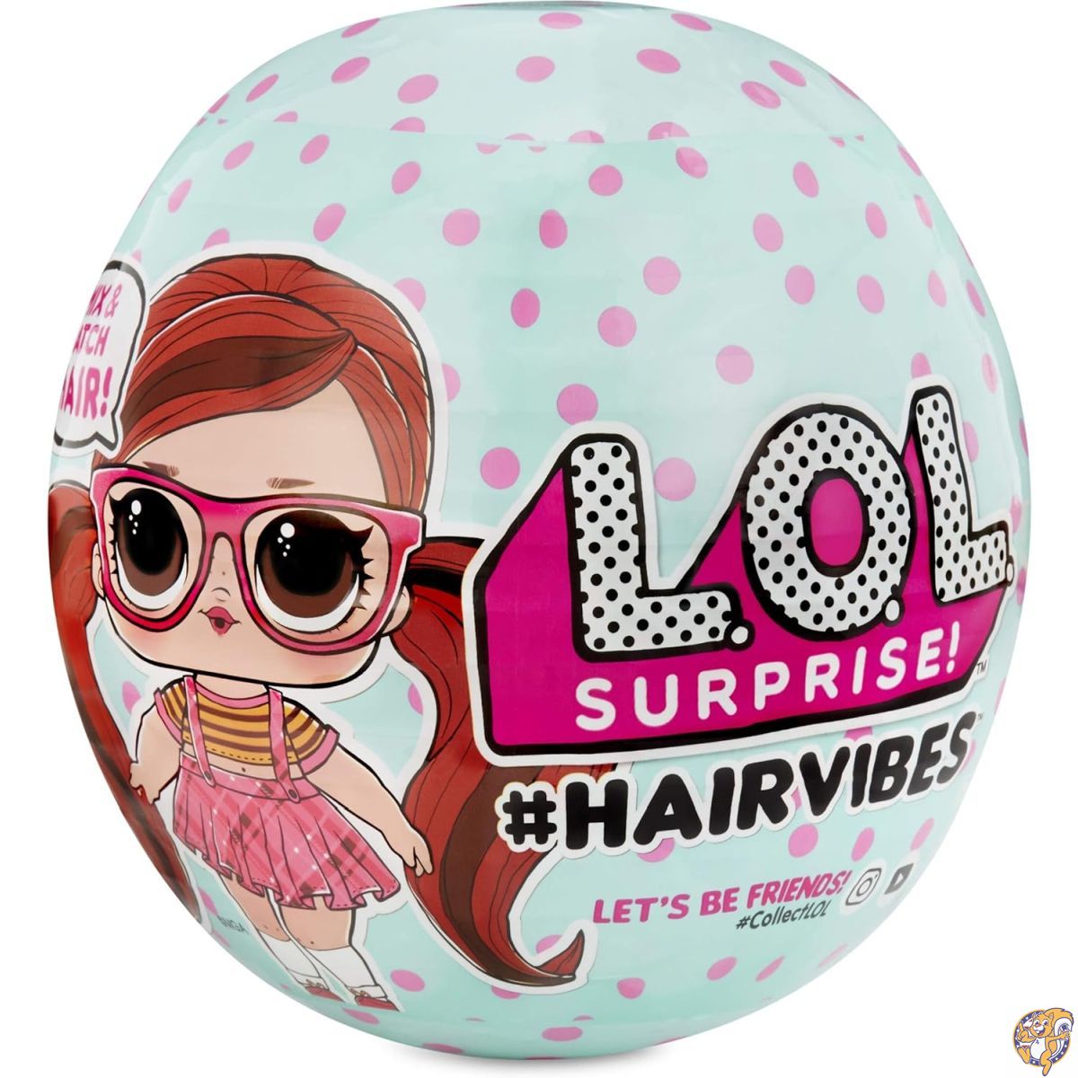 【クーポン配信中】L.O.L. Surprise! #Hairvibes Dolls with 15 Surprises and Mix & Match Hair Pieces
