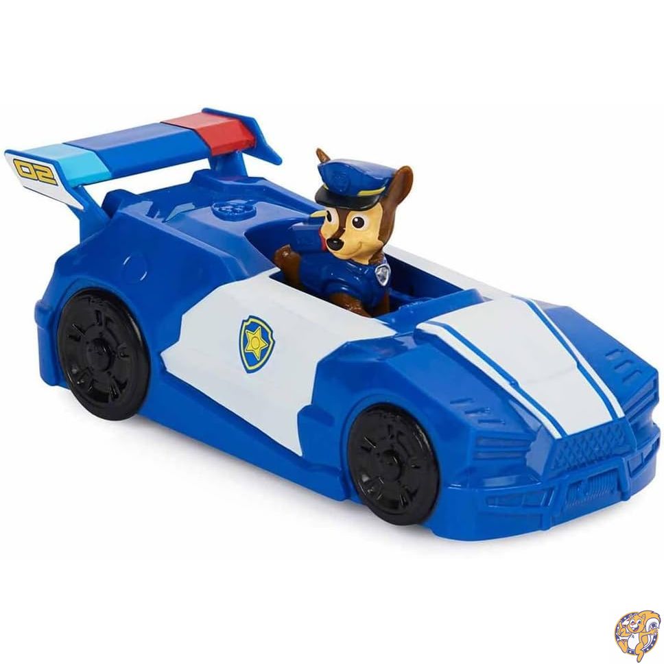 パウパトロールチェイスミニムービービークルセット 2イン1 カー&バイクプラスチェイスキャラクター