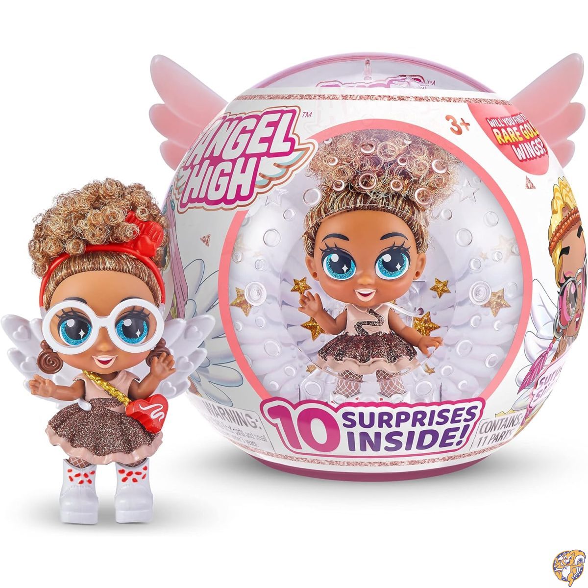 Itty Bitty Prettys Angel High Coco Love コレクタブルドール 10個のサプライズアクセサリー付き ZURU マルチ