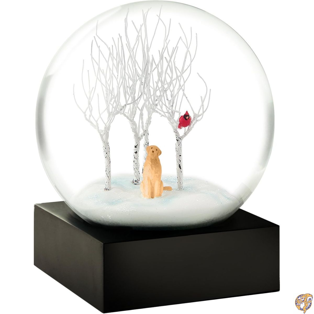 楽天市場】Lab in Woods Snow Globe by Cool Globes Cool Snow Globes