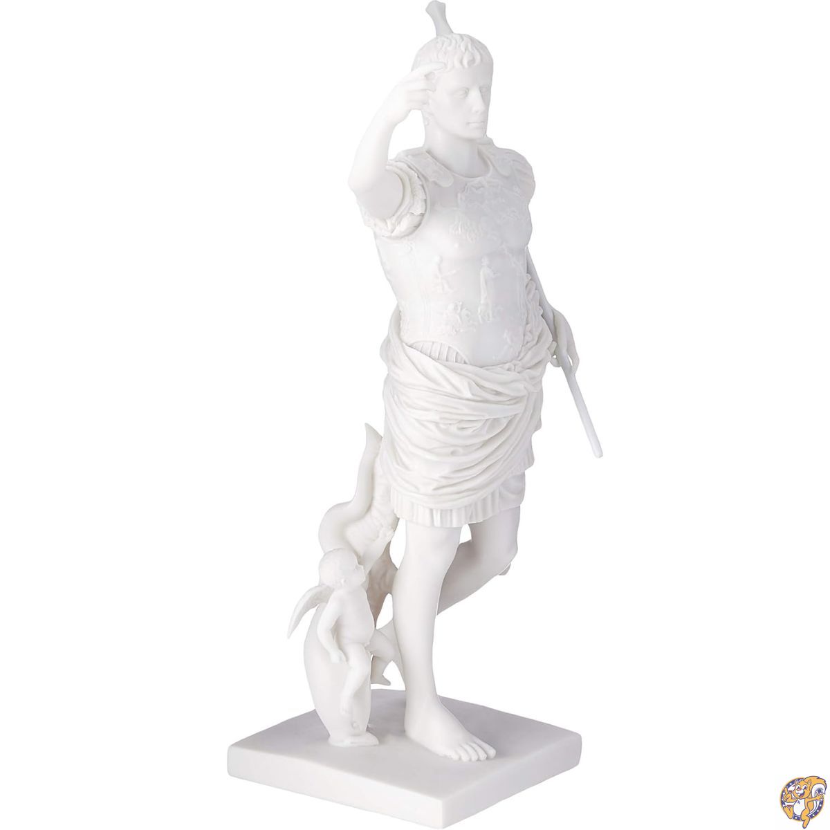 プリマポルタのシーザーアウグストゥス 大理石風 彫像/ Caesar Augustus of Prima Porta Bonded Marble Statue(並行輸入品