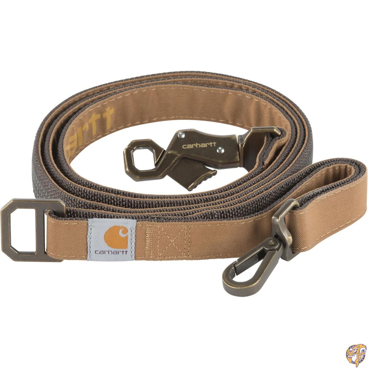 Carhartt ナイロンダックドッグリーシュ ブラウン/ダークブラウン S