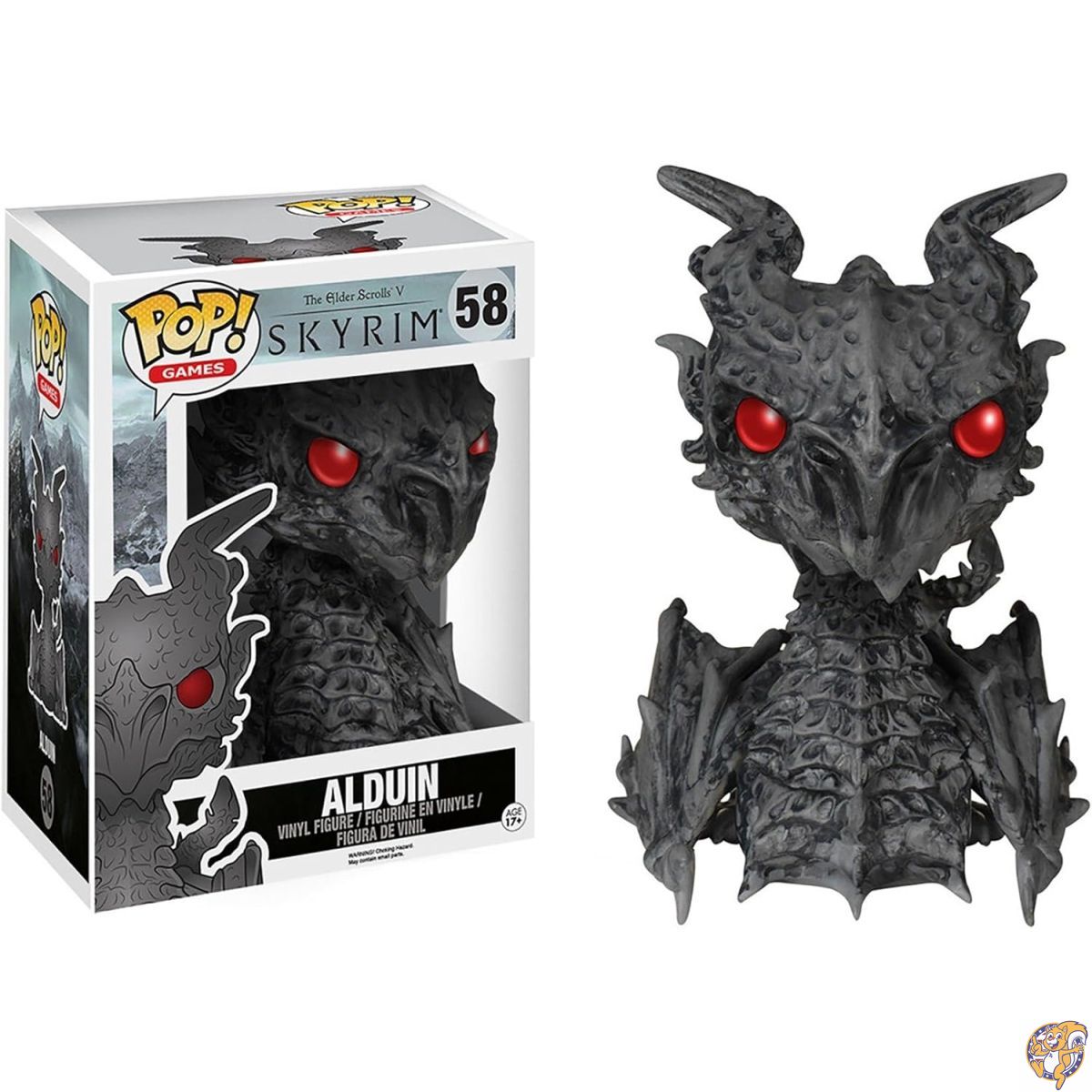Funko - 置物のSkyrimエルダースクロール Alduinオーバーサイズポップス15センチメートル Figurine Skyrim Elder Scrolls Alduin Oversize Pop 15cm [並行輸入品]