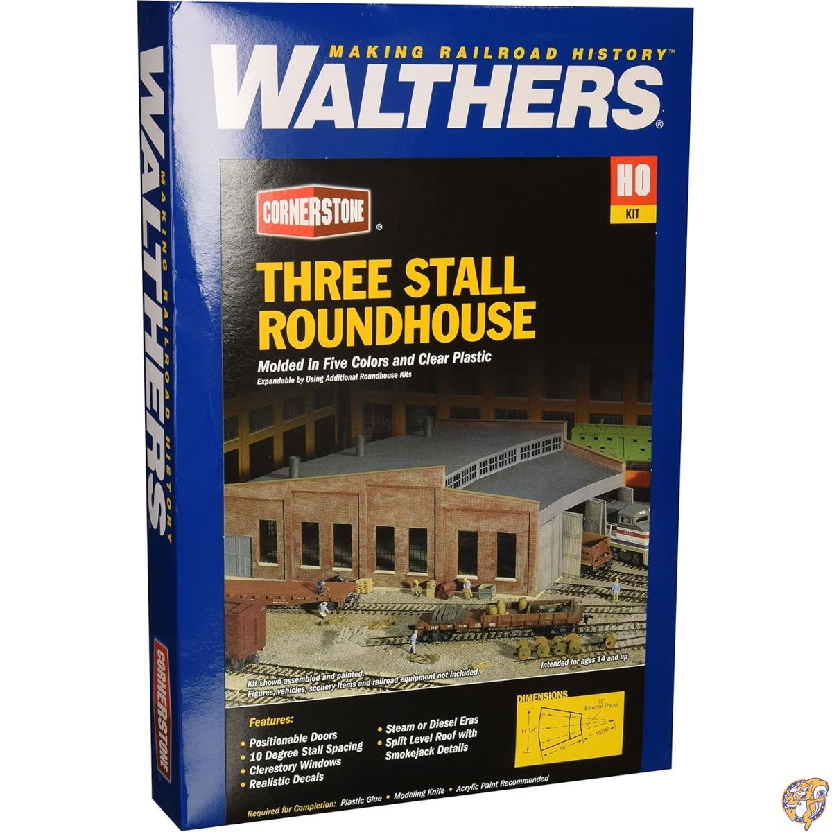 [ウォルサーズ]Walthers Cornerstone Series Kit HO Scale Roundhouse 933-3041 [並行輸入品]｜パームスアメリカ