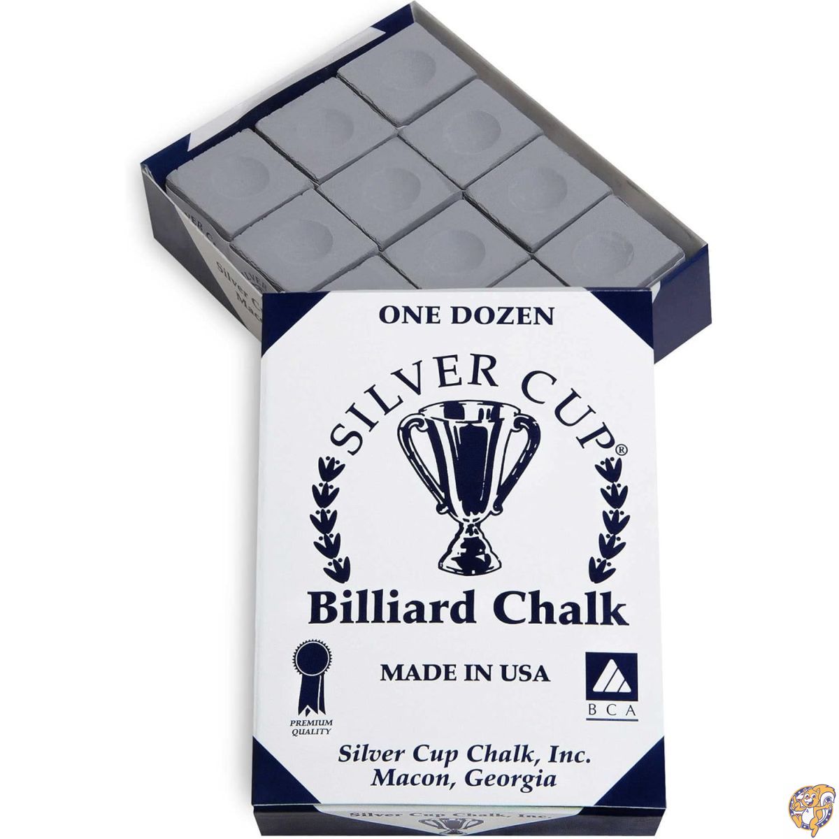 【先着55名様!全品555円クーポン配信中】[シルバーカップ]Silver Cup One Dozen Pewter Pool Cue Chalk SC-PTR [並行輸入品]