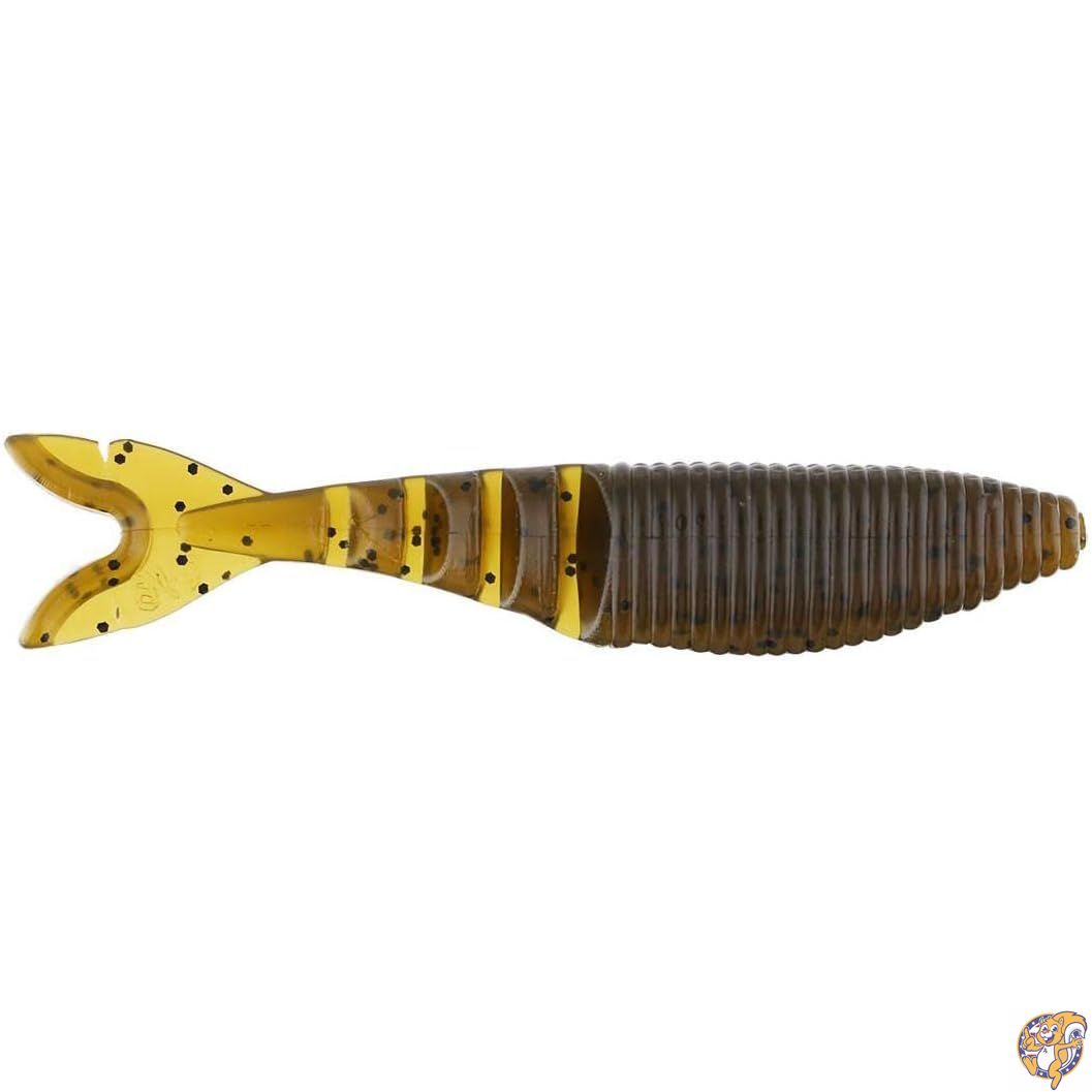 【クーポン配信中】YAMAMOTO BAITS(ヤマモトベイツ) ザコ 4inch No.956 Watermelon With Copper/Orange Red Laminate