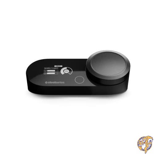SteelSeries GameDAC Gen 2 Xbox用 - ハイレゾ認定 24ビット/96kHzアンプ ESS Sabre Quad-DAC AIノイズキャンセル 360°空間オーディオ デュアルUSB Xbox、PC、PS5、PS4 3.5mmヘッドセットをアップグレード