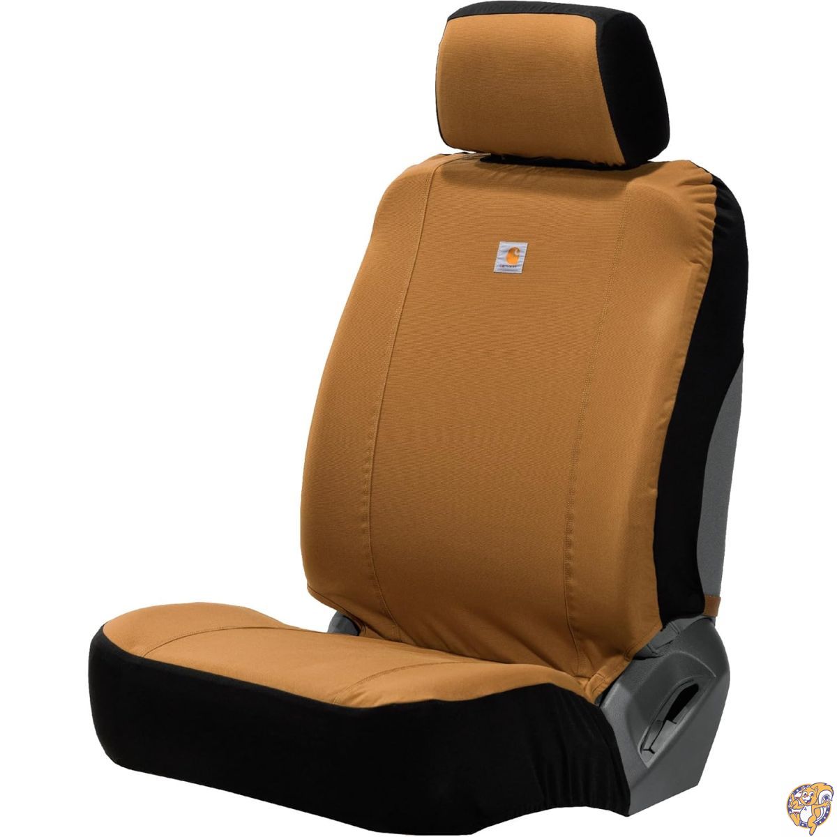Carhartt ユニバーサルナイロンダックキャンバスフィットバケットシートカバー レインディフェンダー付き丈夫なシート保護