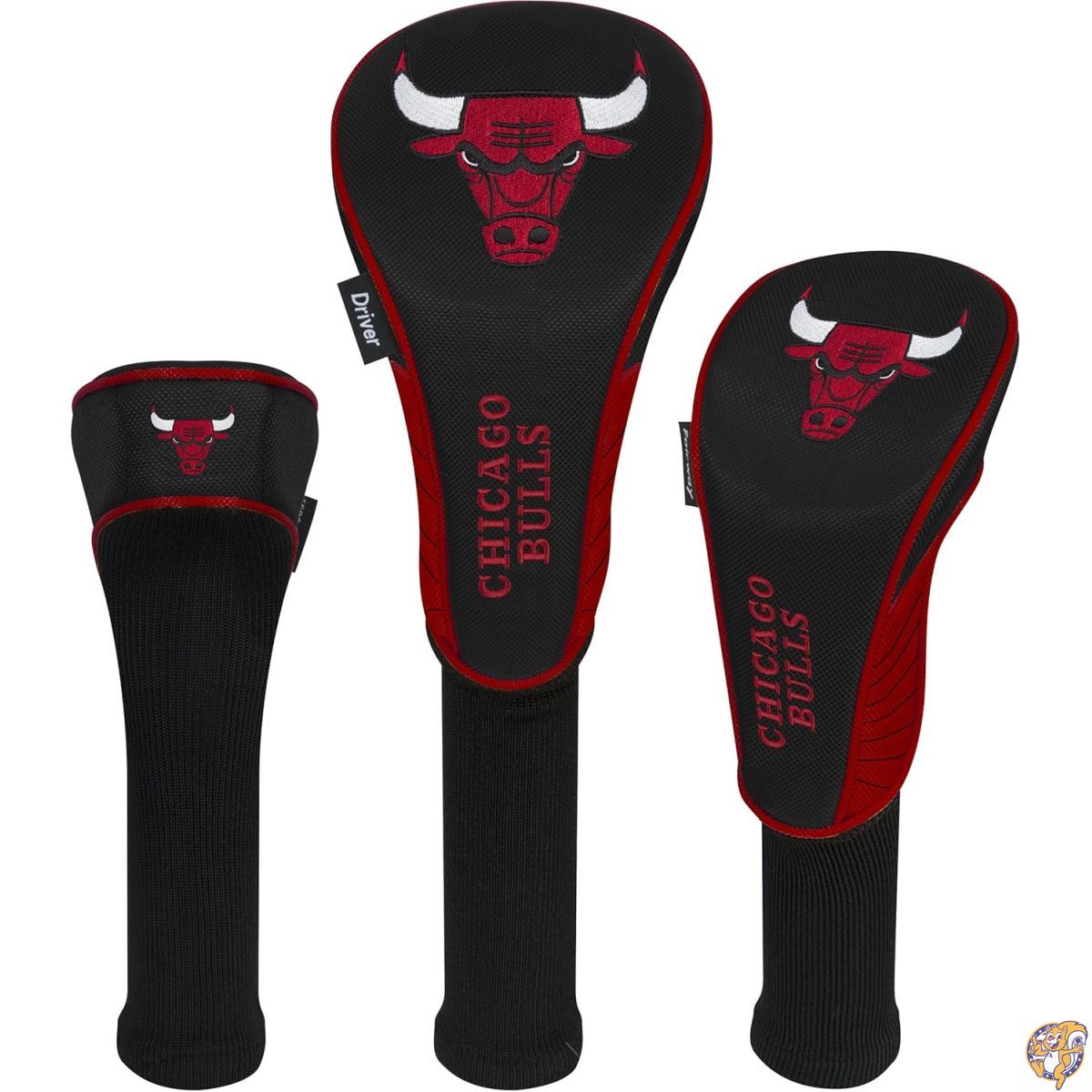 【クーポン配信中】Team Effort NBA シカゴ・ブルズ ヘッドカバー3点セット ヘッドカバー NA