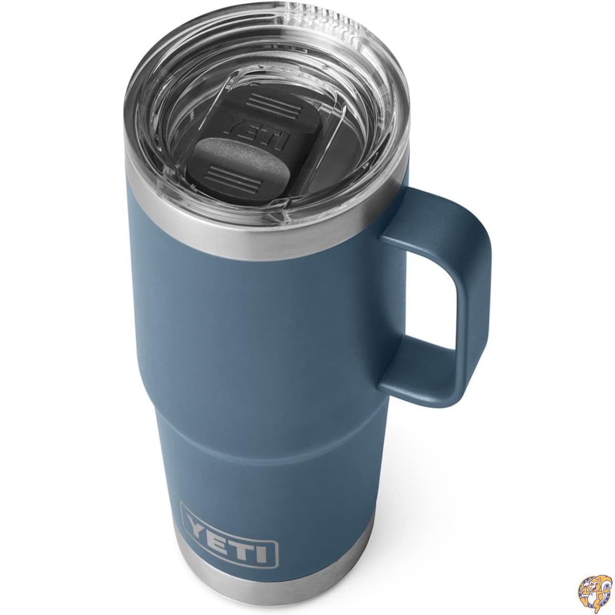 【クーポン配信中】YETI ステンレススチールランブラートラベルドリンクカップ 真空断熱 ストロングホールド蓋付き 20オンス ノルディックブルー