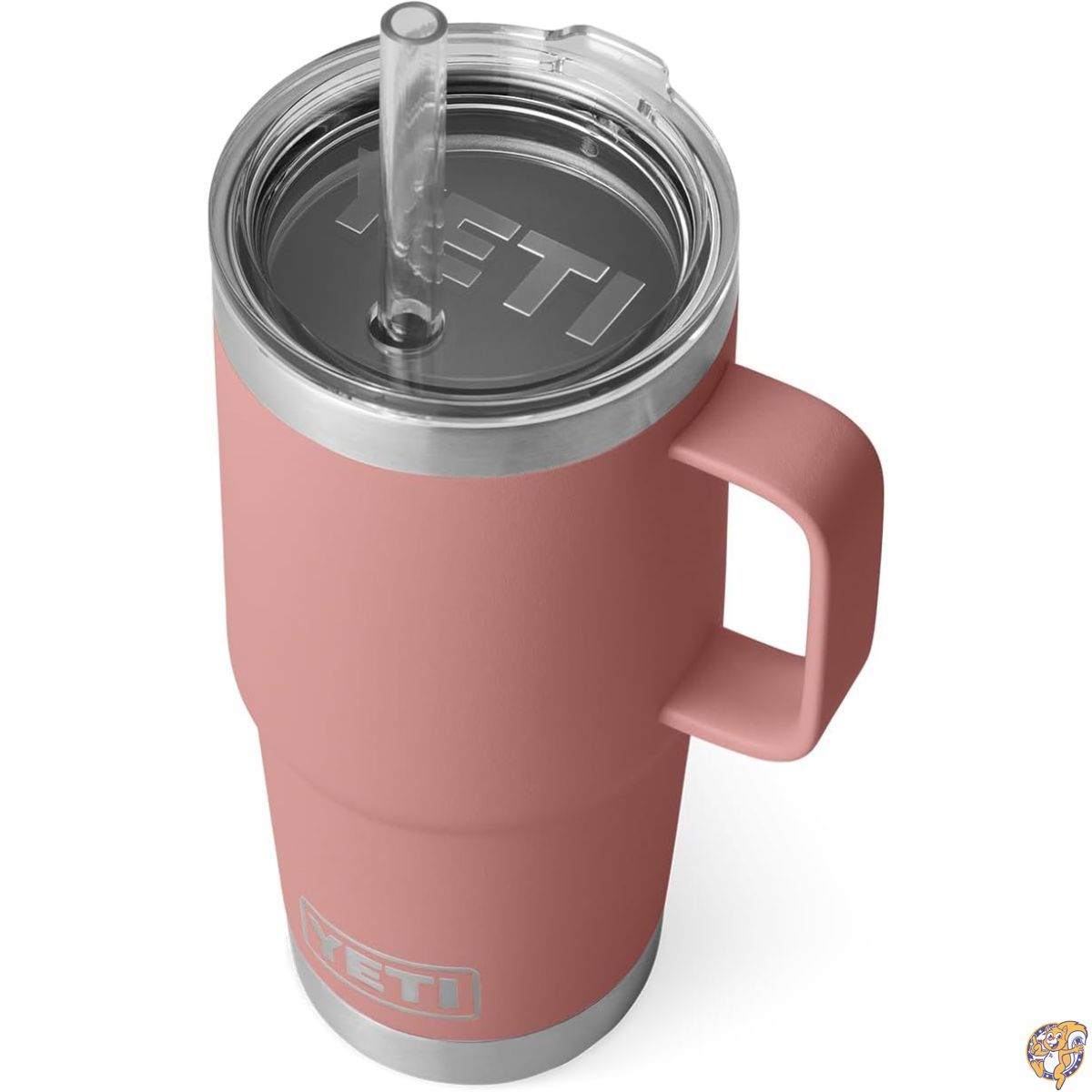 【クーポン配信中】YETI (イエティ) Rambler 25オンス ストローマグ 真空断熱 ステンレススチール サンドストーンピンク