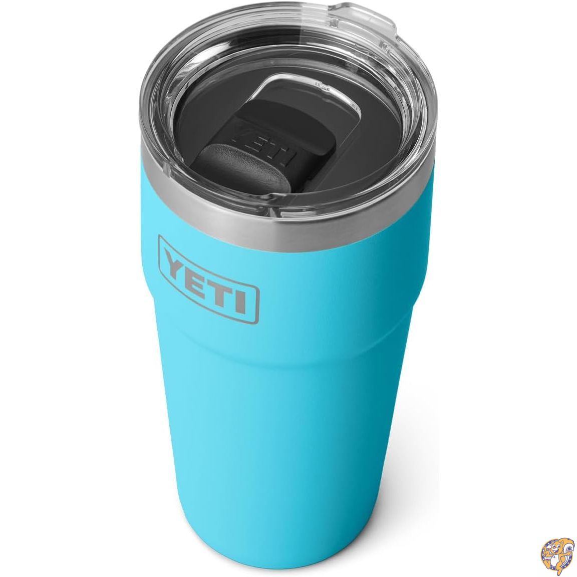 【クーポン配信中】YETI ランブラー 積み重ね可能なパイント、真空断熱 ステンレススチール マグスライダー蓋付き、リーフブルー|パームスアメリカ