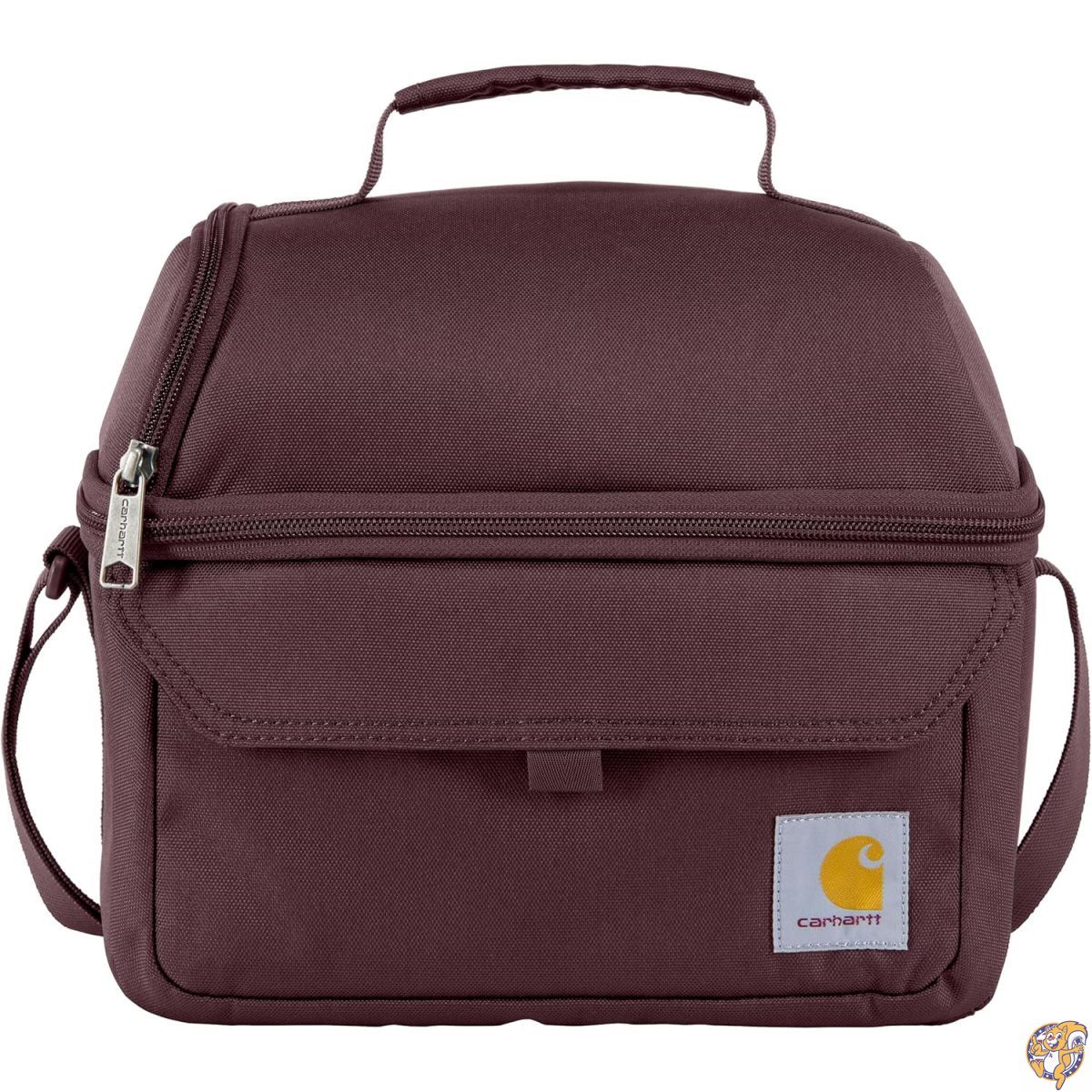 【クーポン配信中】Carhartt (カーハート) 12缶 2つのコンパートメント ランチボックス | 丈夫な完全断熱ランチバッグ 男女兼用 大きなランチボックス(ポート)