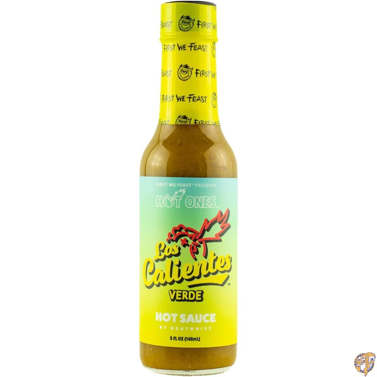 【ポイント2倍!15日】Hot Ones Los Calientes Sauce - Single Bottle ホットソース 激辛 辛い ソース 海外 アメリカ ギフト スパイシー 変わり種 調味料