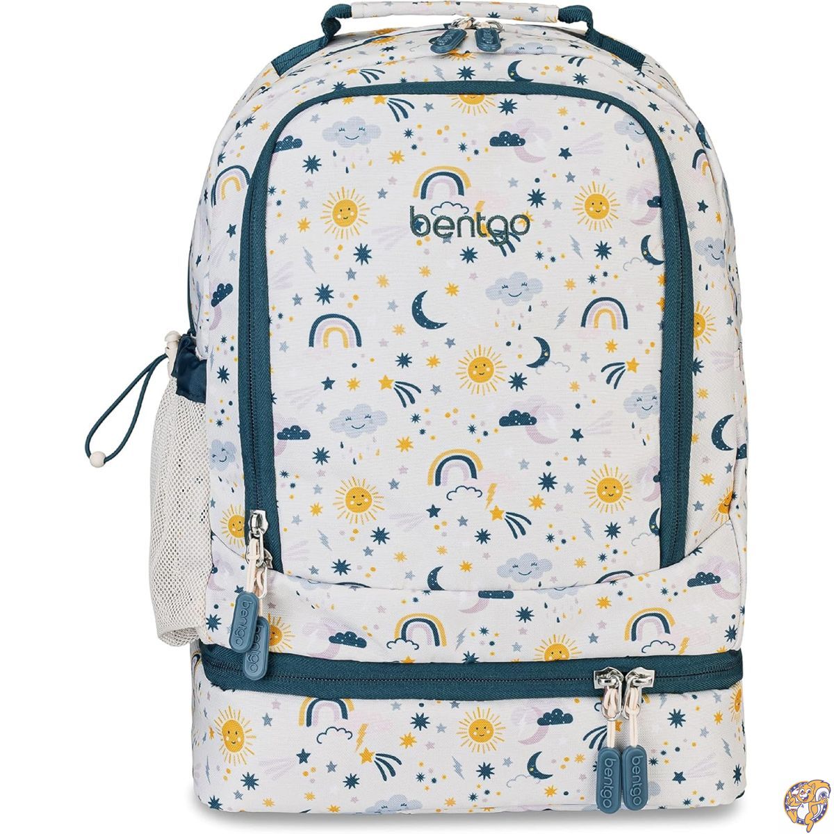 【クーポン配信中】Bentgo Kids 2-in-1 Backpack & Insulated Lunch Bag (Friendly Skies)