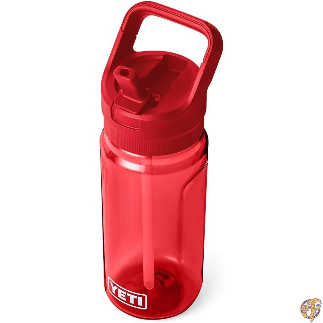 YETI Yonder 600 ml/20 oz Water Bottle with Straw Cap, Rescue Red