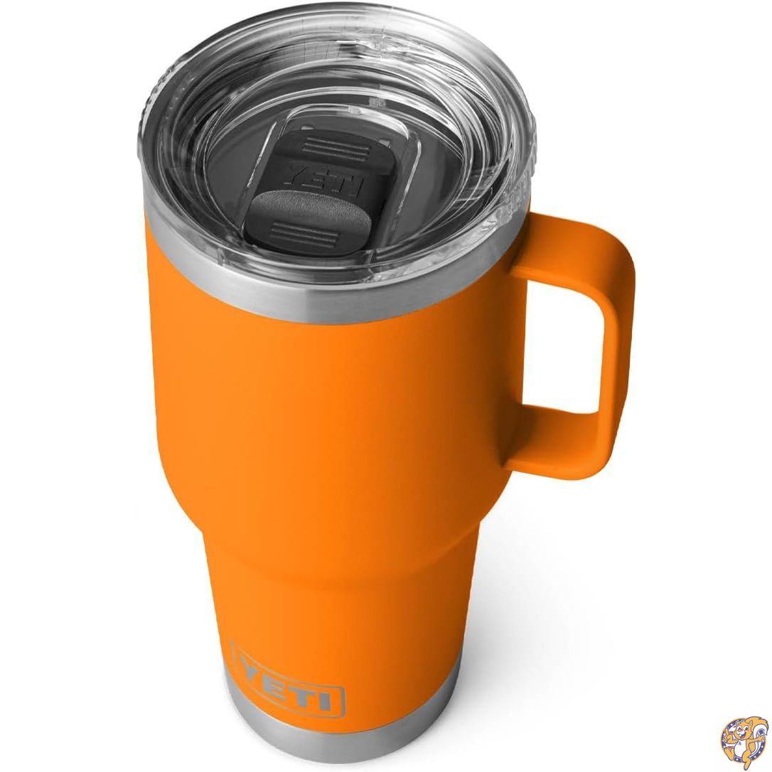【クーポン配信中】Rambler 30 oz Travel Mug, Stainless Steel, Vacuum Insulated with Stronghold Lid, King Crab