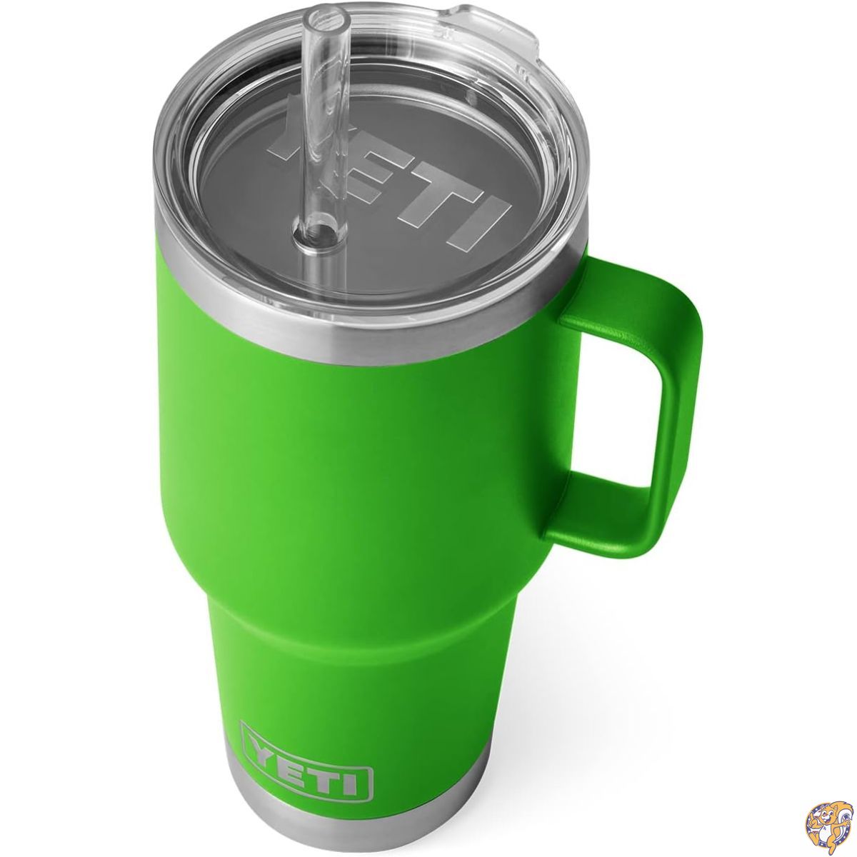 【クーポン配信中】YETI Rambler 35 oz Straw Mug, Vacuum Insulated, Stainless Steel, Canopy Green