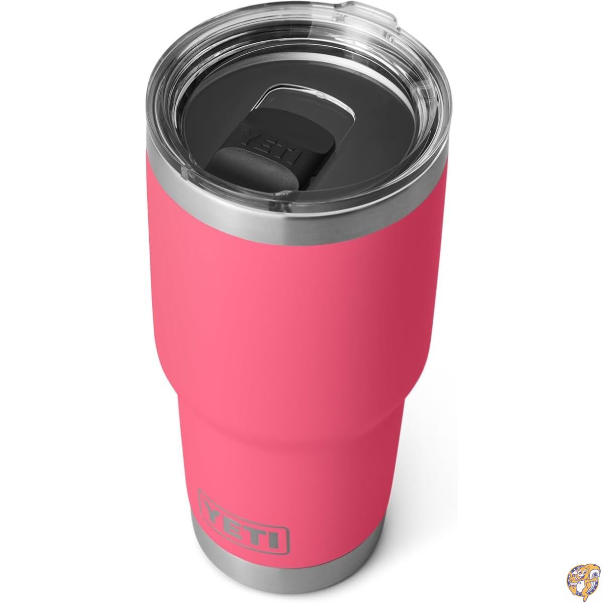 【クーポン配信中】YETI Rambler - Vaso de acero inoxidable, aislado al aspiradora con tapa MagSlider, color rosa tropical