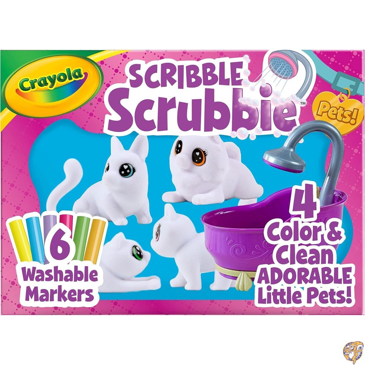 クレヨラ (Crayola) カラフル my ペット おえかき バスルームでおせわセット 747442 正規品