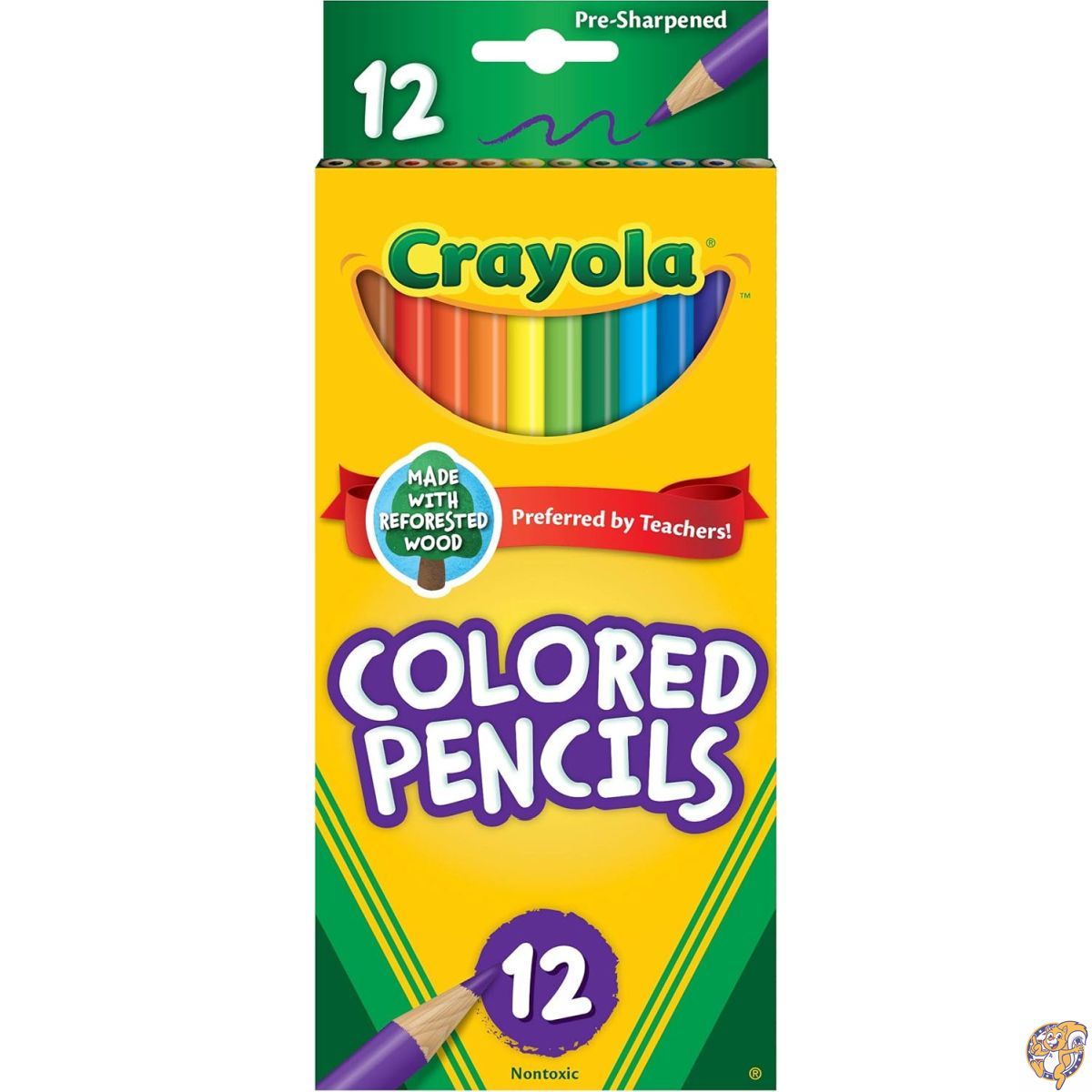 Crayola Colored Pencils, 12 Count, (68-4012) by