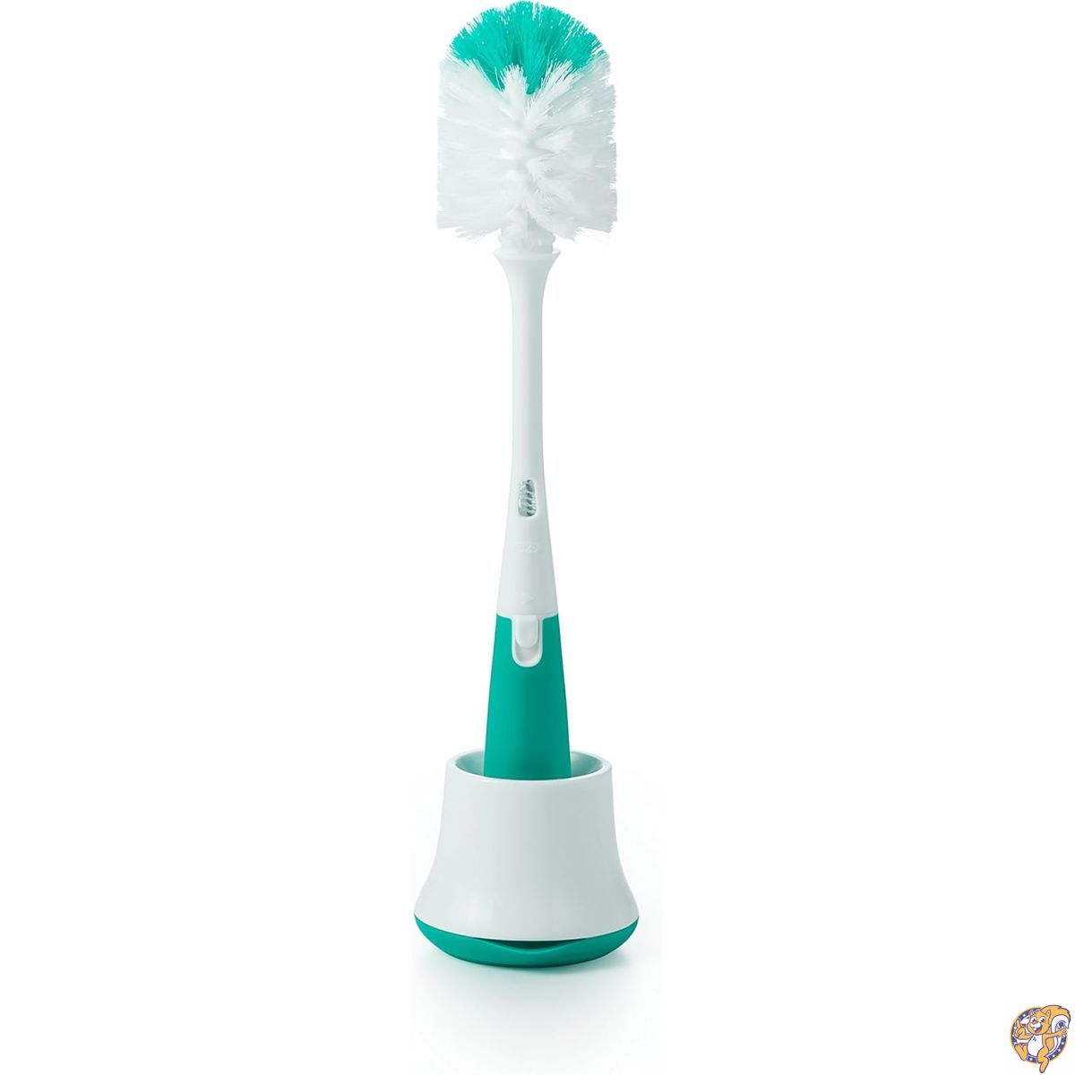 【ポイント2倍!15日】OXO Tot Bottle Brush with Nipple Cleaner and Stand, Teal