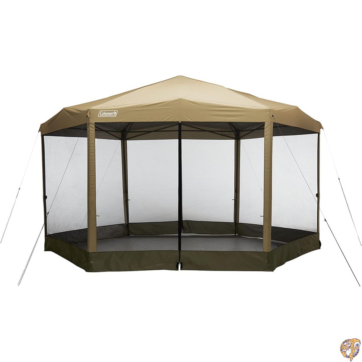 Coleman バックホームスクリーン キャノピーテント インスタントセットアップ 屋外ガゼボ 虫がいないラウンジ用 シェルター ピクニックテーブルの上にフィット パーティー イベント テールゲート ピクニックなどに