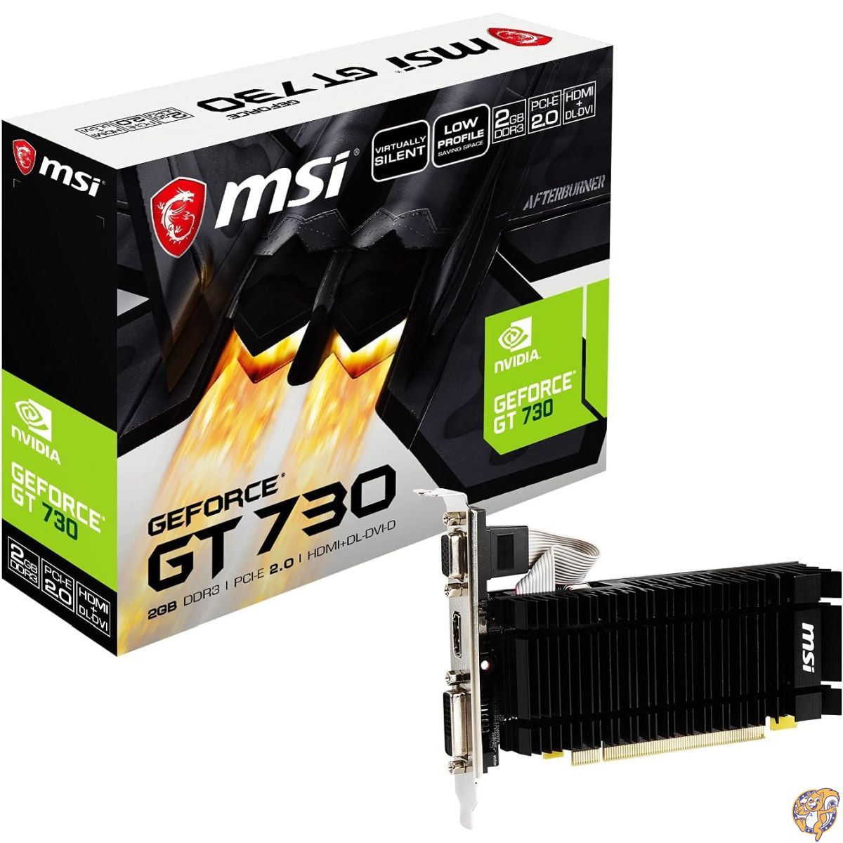 MSI N730K-2GD3H/LPV1 グラフィックスボード GT730 VD7653 37,372円