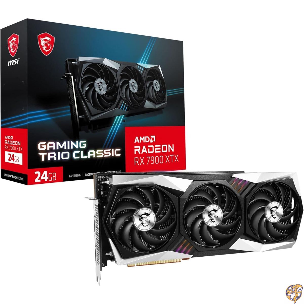 【クーポン配信中】MSI Radeon RX 7900 XTX GAMING TRIO CLASSIC 24G グラフィックスボード VD8391 202,994円