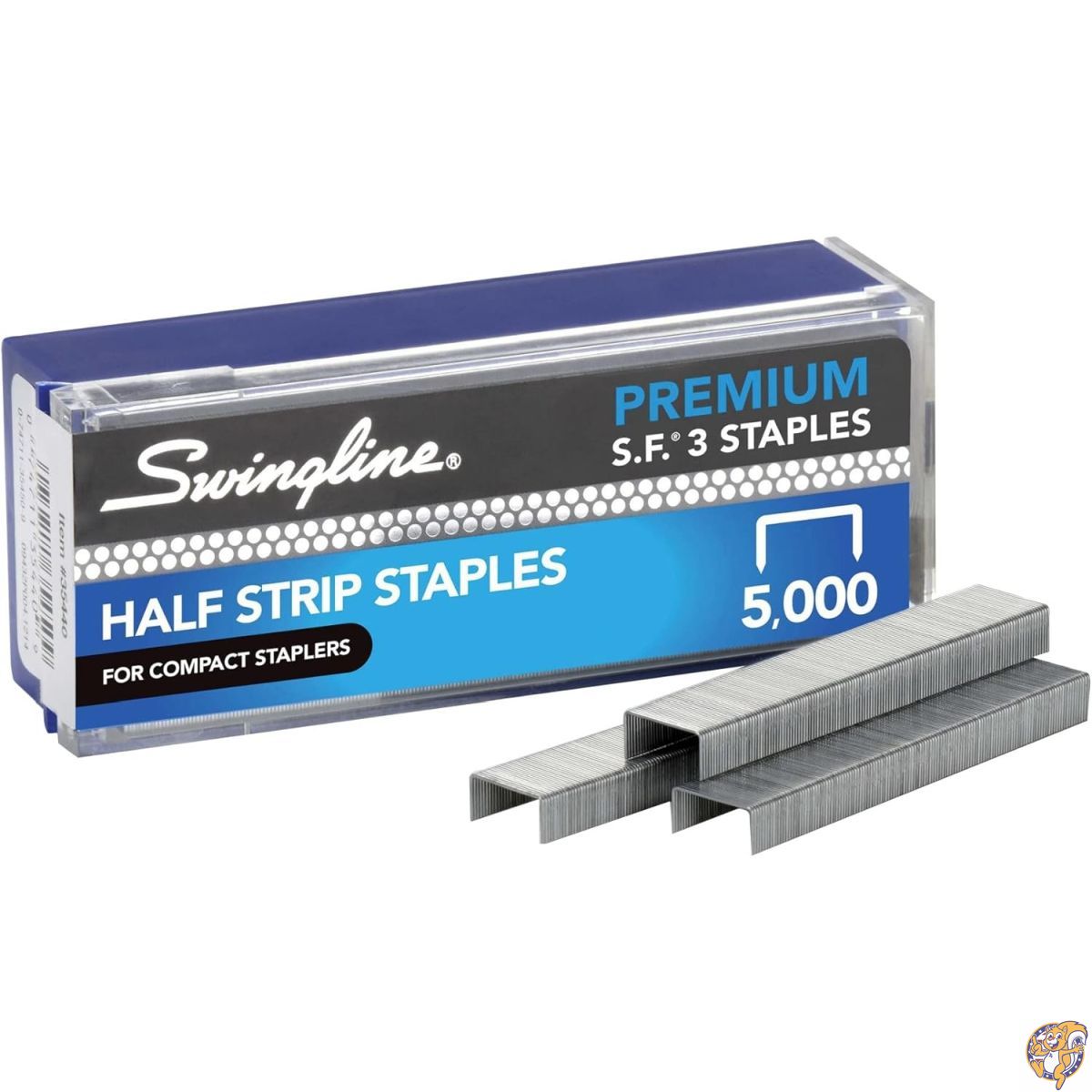 【クーポン配信中】S.F. 3 Premium Chisel Point 105 Count Half Strip Staples, 5,000/Box (並行輸入品)
