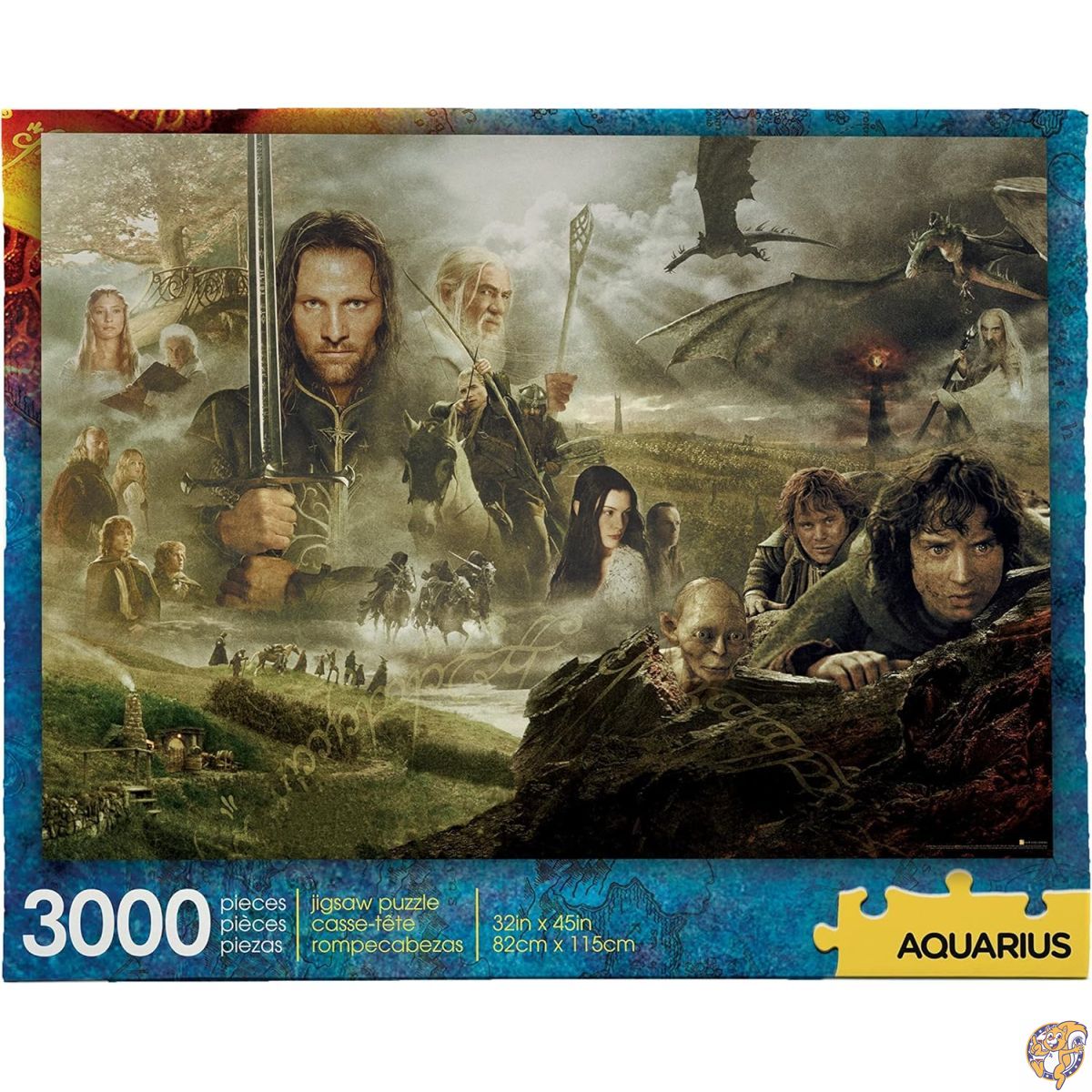 The Lord Of Rings (ロード・オブ・ザ・リング) 映画シリーズ３部作 3000 Piece Jigsaw Puzzle (3000 ピース ジグソーパズル) [並行輸入品]
