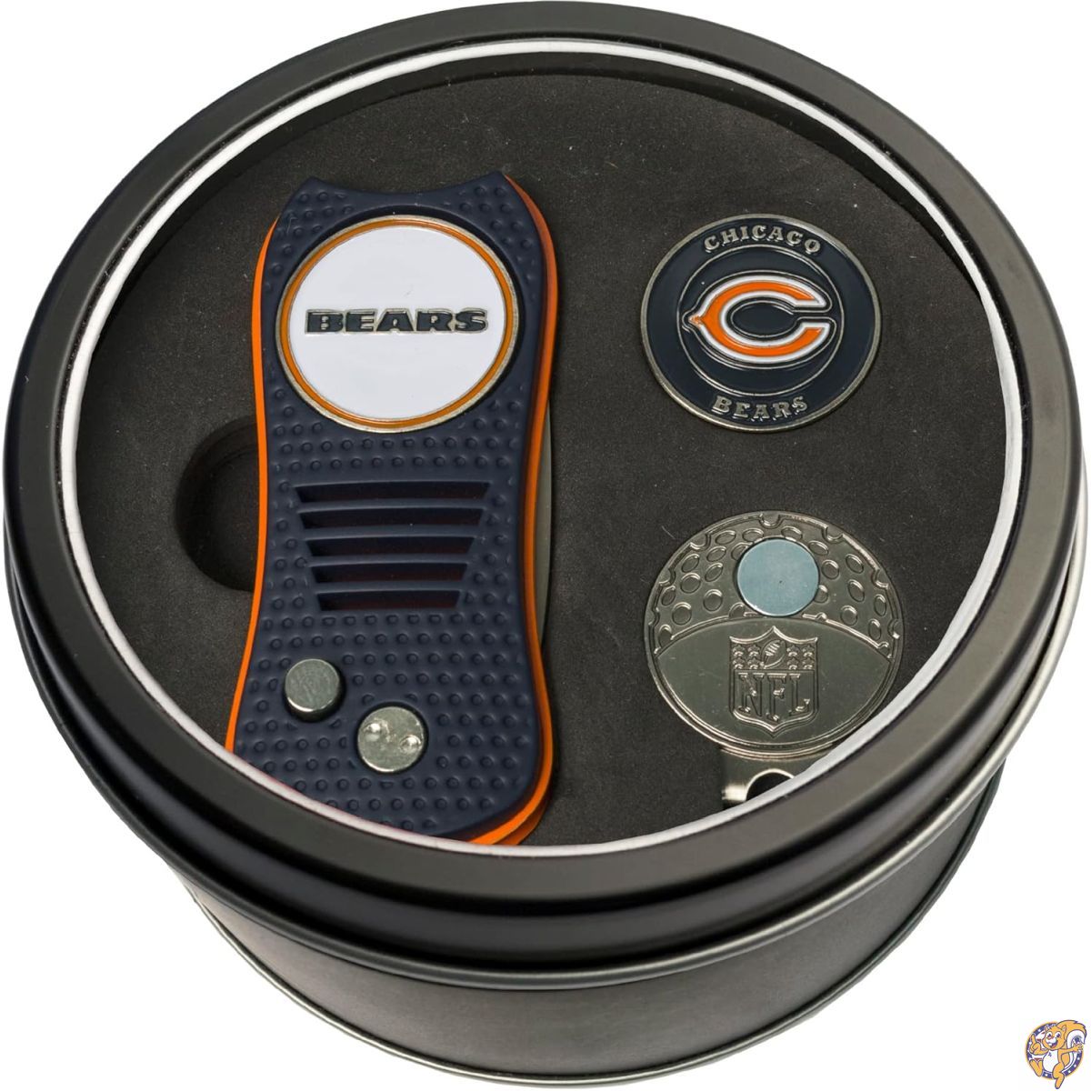 【クーポン配信中】Team Golf NFL ギフトセット スイッチブレード ディボットツール キャップクリップ & 両面エナメルボールマーカー2本 特許取得済デザイン グリーンへのダメージが少ない スイッチブレード機構｜パームスアメリカ