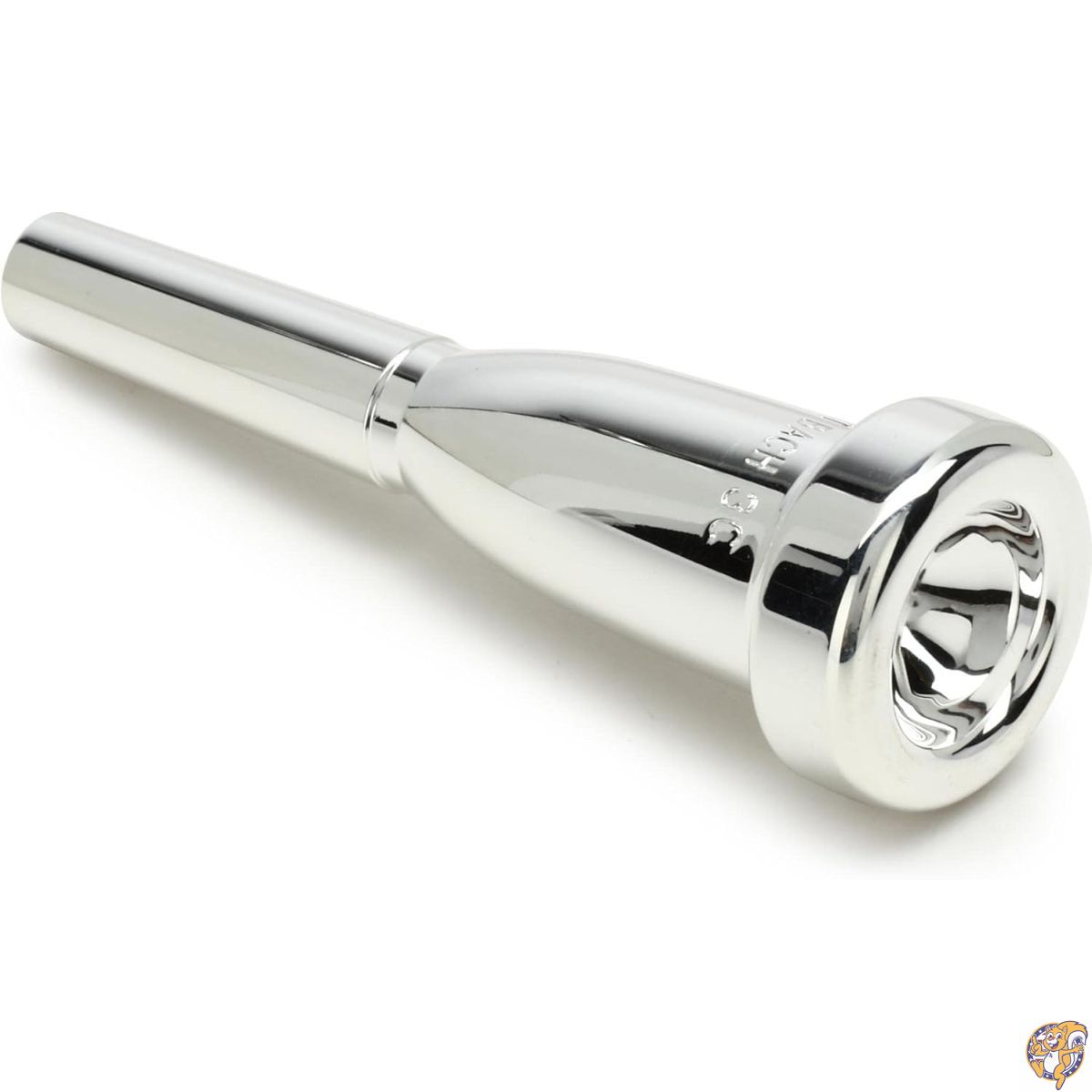 バック Bachトランペットマウスピース 5C　ロジウムメッキ バック ： トランペット マウスピース 銀メッキ ＃5～6 - オンライン