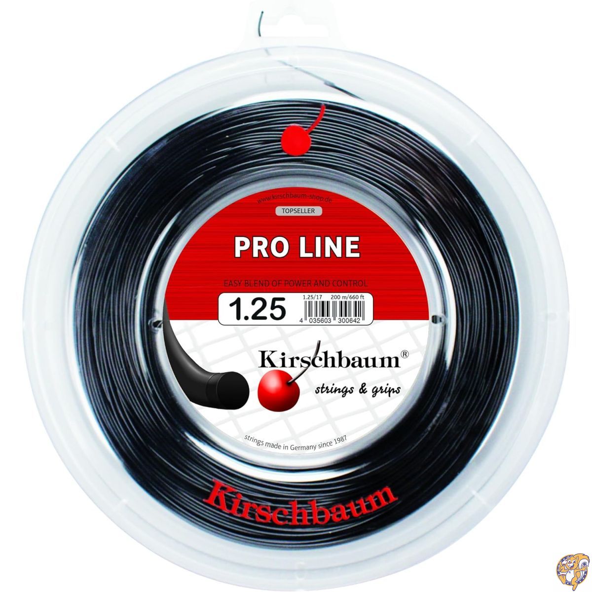 【クーポン配信中】Kirschbaum(キルシュバウム) Pro Line II black 125-200m roll KB-PL-2-R ブラック 125｜パームスアメリカ