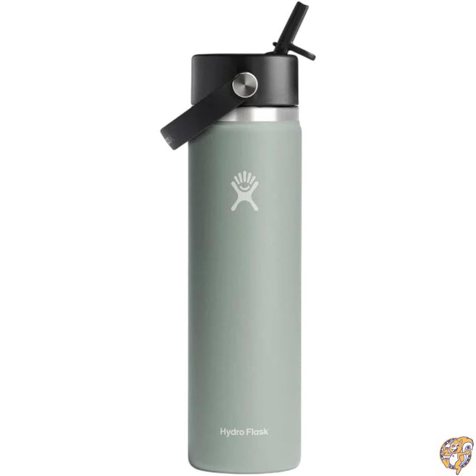【クーポン配信中】Hydro Flaskワイドフレックスストローキャップリュウゼツラン24オンス。