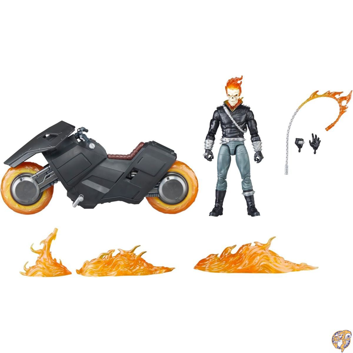 【クーポン配信中】ハズブロ（Hasbro）MARVEL マーベル レジェンドシリーズ バイク付きゴーストライダー（ダニー・ケッチ）、マーベル 85 周年記念コミックコレクション用 6インチ（15cm）サイズ アクションフィギュア F9118 正規品｜パームスアメリカ