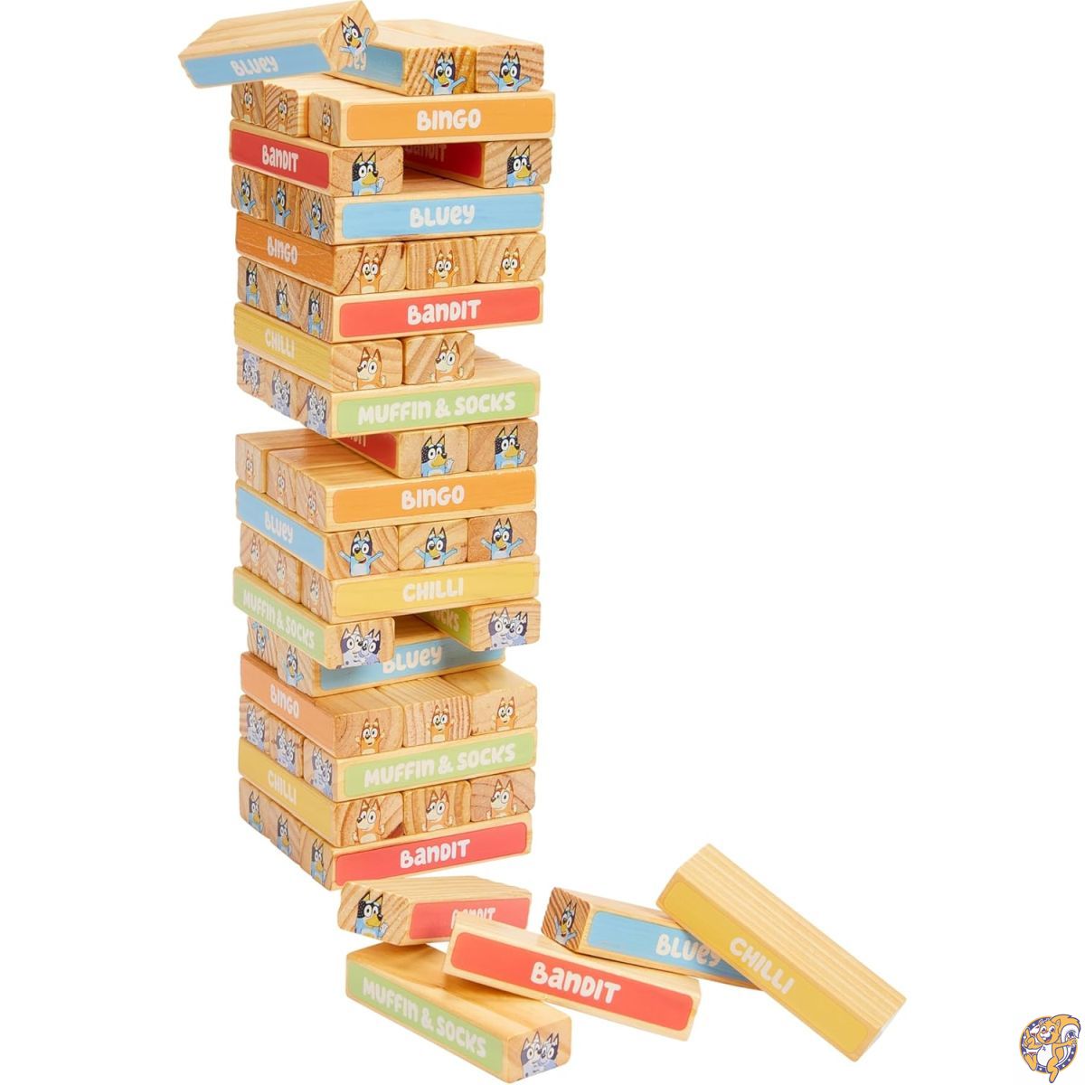 【クーポン配信中】Wooden Tumbling Tower - 28cm