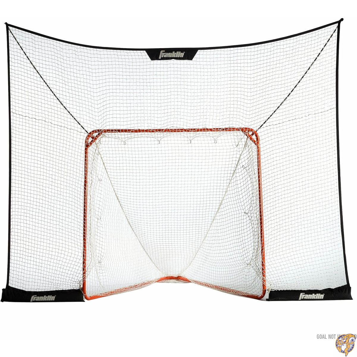 【クーポン配信中】FranklinスポーツFibertechラクロスゴールBackstop - 12 ' x 9