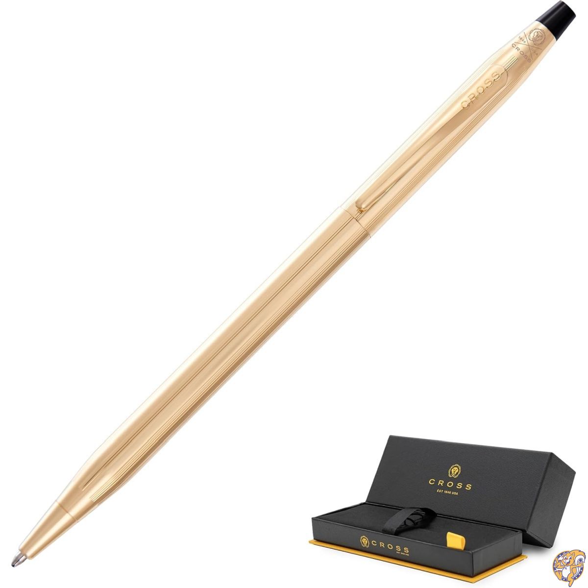 Classic Century 23ktゴールドメッキボールペン、23Kゴールドメッキアポイントメント付き。 23,181円